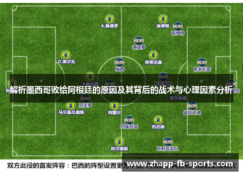 解析墨西哥败给阿根廷的原因及其背后的战术与心理因素分析