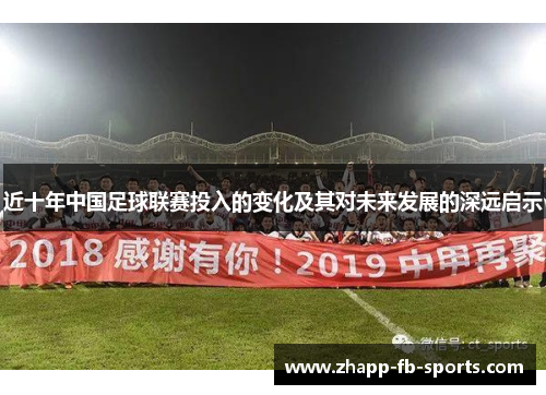 近十年中国足球联赛投入的变化及其对未来发展的深远启示